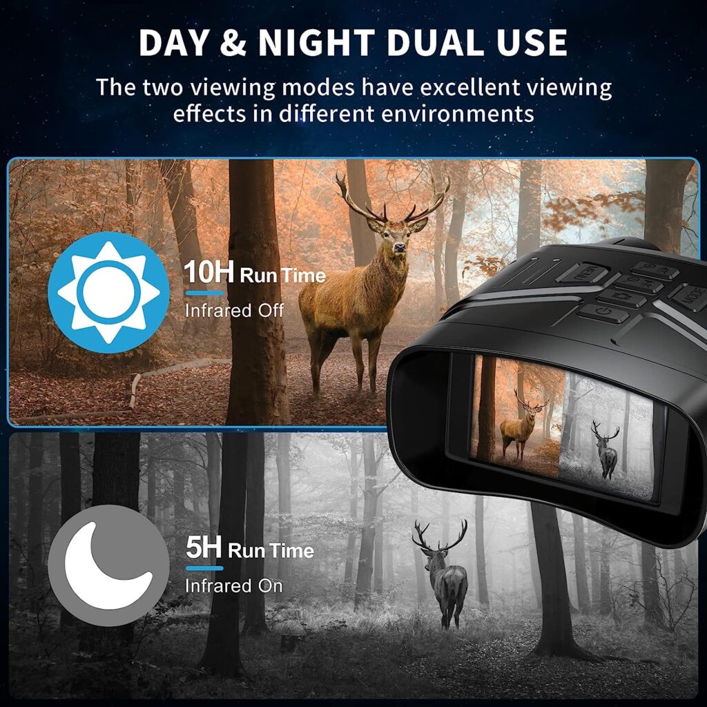 Night Vision Goggles - 4K Night Vision Binoculars for Adults, 3 Large Screen Binoculars can Save Photo and Video with 32GB Memory Card Rechargeable Lithium Battery Night Vision Goggles - 4K Night Vision Binoculars for Adults, 3 Large Screen Binoculars can Save Photo and Video with 32GB Memory Card Rechargeable Lithium Battery